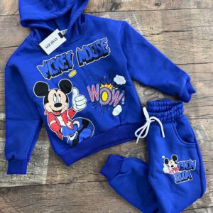 erkek Çocuk Şardonlu kapşonlu takım