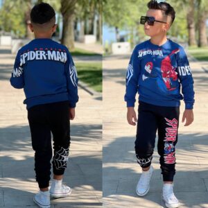 Erkek Çocuk Sırt - Ön Baskılı Alt Üst Takım