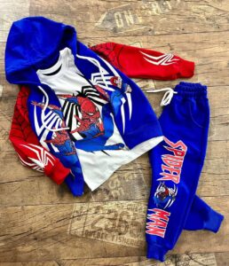 erkek Çocuk 3lü kapşonlu tişört takım