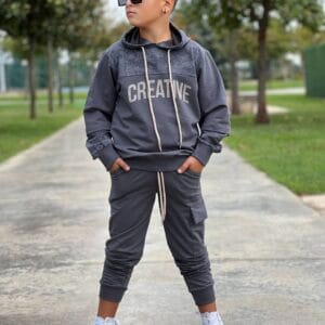 Kapşonlu Erkek Çocuk Eşofman Takımı