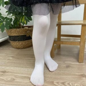 Kız Çocuk Düz Muz Külotlu Çorap 2'li paket