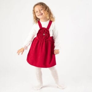 2li Gül Salopet Elbise