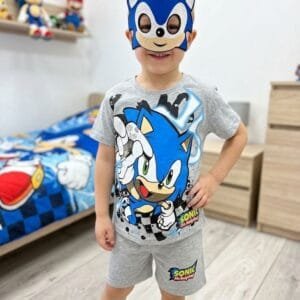 ERKEK ÇOCUK MASKELİ ŞORTLU TAKIM